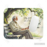 Be Still and Know Mouse Pad – Psalm 46:10 Daily Reminder of God’s Peace - Image 2