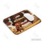 The Lord Is My Strength Mouse Pad – Psalm 28:7 Faith Over Fear - Image 4