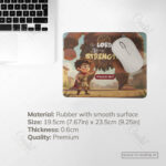 The Lord Is My Strength Mouse Pad – Psalm 28:7 Faith Over Fear - Image 3