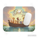 God Remembers You Mouse Pad – Genesis 8:1 Gentle Reminder of God’s Care - Image 2