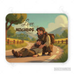 Love Your Neighbor Mouse Pad – Mark 12:31 Living Out God’s Love