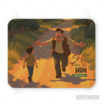 He Ran to Him Mouse Pad – Luke 15:20 A Picture of God’s Grace