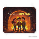 We Will Not Fear Mouse Pad – Daniel 3:17 Courage Rooted in Faith