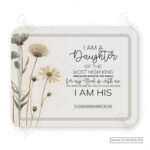 Daughter of the Most High King Mouse Pad – 2 Corinthians 6:18 Identity in Christ