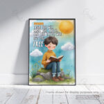 Truth That Sets You Free Christian Poster – Finding Freedom in God’s Word | John 8:32 - Image 4