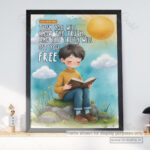 Truth That Sets You Free Christian Poster – Finding Freedom in God’s Word | John 8:32 - Image 2