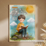 Truth That Sets You Free Christian Poster – Finding Freedom in God’s Word | John 8:32 - Image 11