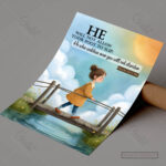 God Watches Over You Christian Poster – He Will Not Let Your Foot Slip | Psalm 121:3 - Image 7