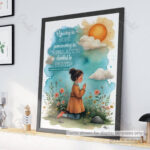 Rejoicing in Hope Christian Poster – Persevering Through Trials with Prayer | Romans 12:12 - Image 6