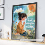 Rejoicing in Hope Christian Poster -- A Call to Prayer, Patience, and Joyful Faith | Romans 12:12 - Image 6