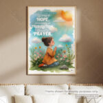 Rejoicing in Hope Christian Poster -- Faith, Patience, and Prayer in Every Season | Romans 12:12 - Image 9