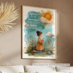 Rejoicing in Hope Christian Poster – Persevering Through Trials with Prayer | Romans 12:12 - Image 10