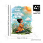 Rejoicing in Hope Christian Poster -- Faith, Patience, and Prayer in Every Season | Romans 12:12 - Image 3