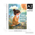 Rejoicing in Hope Christian Poster -- A Call to Prayer, Patience, and Joyful Faith | Romans 12:12 - Image 3