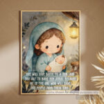 Jesus Our Savior Christian Poster – He Will Save His People | Matthew 1:21 - Image 11