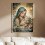 Mary and Baby Jesus Christian Poster – In Humble Faith and Quiet Grace - Image 9