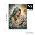 Mary and Baby Jesus Christian Poster – In Humble Faith and Quiet Grace - Image 3