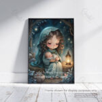 Jesus Incarnation Christian Poster – He Who Formed the Stars Learned Love in Her Arms - Image 4