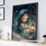 Jesus Incarnation Christian Poster – He Who Formed the Stars Learned Love in Her Arms - Image 6