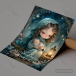 Jesus Incarnation Christian Poster – He Who Formed the Stars Learned Love in Her Arms - Image 7