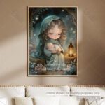 Jesus Incarnation Christian Poster – He Who Formed the Stars Learned Love in Her Arms - Image 9