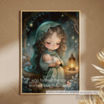 Jesus Incarnation Christian Poster – He Who Formed the Stars Learned Love in Her Arms - Image 11