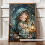 Jesus Incarnation Christian Poster – He Who Formed the Stars Learned Love in Her Arms - Image 12