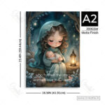 Jesus Incarnation Christian Poster – He Who Formed the Stars Learned Love in Her Arms - Image 3