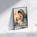 For Unto Us a Child Is Born Christian Poster – Hope Given to the World | Isaiah 9:6 - Image 5