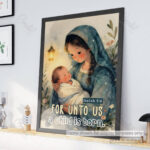 For Unto Us a Child Is Born Christian Poster – Hope Given to the World | Isaiah 9:6 - Image 6