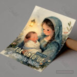 For Unto Us a Child Is Born Christian Poster – Hope Given to the World | Isaiah 9:6 - Image 7