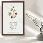 Lamentations 3:23 wall art