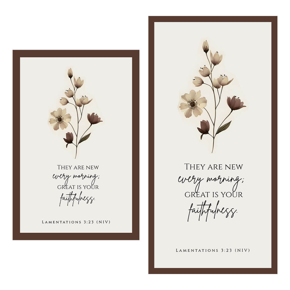 Morning devotion wall art