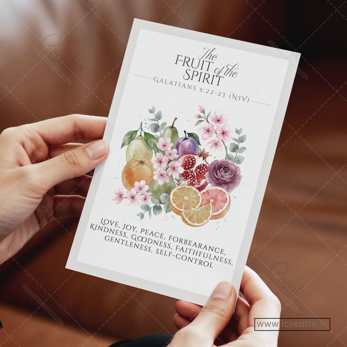 Galatians 5:22-23 card