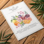 The Fruit of the Spirit - Double-Sided Scripture Card | Galatians 5:22-23 (NIV) | Watercolor Botanical | Pack of 20 - Image 6