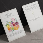 The Fruit of the Spirit - Double-Sided Scripture Card | Galatians 5:22-23 (NIV) | Watercolor Botanical | Pack of 20 - Image 4